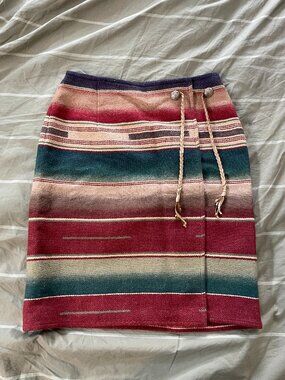 Vintage Ralph Lauren Country Southwest Wrap Skirt - Luxury Western